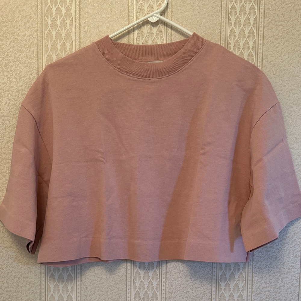 COS Blush Pink Women's Crop Top